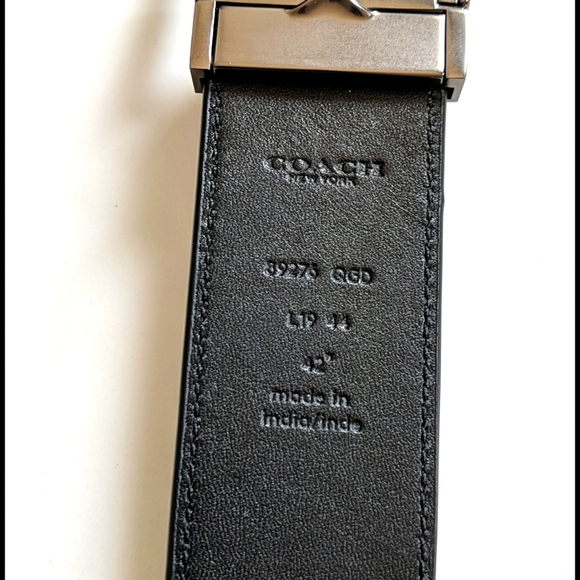 NWT Coach Leather Belt - Picture 4 of 5